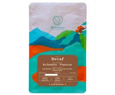 BeMyBean - Kolumbijos Popayan natūrali be kofeino cukranendrių espreso kava, 250 g