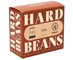 Skrudinta kava Hard Beans Skrudinta kava Hard Beans Etiopija Bitta Farm Espresso - KONESSO 250g