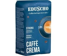 Kavos pupelės Eduscho Crema Strong 500g Kavos pupelės Arabica Robusta