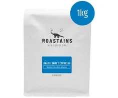 Roastains Kavos pupelės 1kg Brazilijos saldi espreso kava