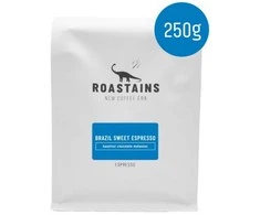 Kavos pupelės Roastains Kavos pupelės Brazilijos saldi espreso kava 250g
