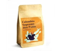 Kavos pupelės Świeżo Palona Kavos pupelės Colombia Supremo Don Pablo Espresso 250g