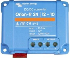 Įtampos keitiklis DC/DC 24V:12V 10A (120W) Orion-Tr, galvaniškai ne izoliuotas, IP43, Victron Energy