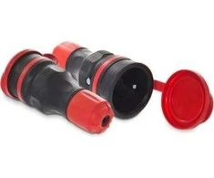 Blow Vienas GN-54 lizdas su juodu/raudonu įžeminimu