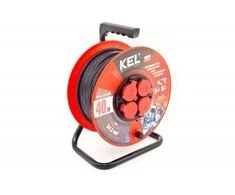 KEL ProFESIONAL LINE 40m H05RR- F 3x1.5 4xGS 16A IP44 juoda (W- 97056)
