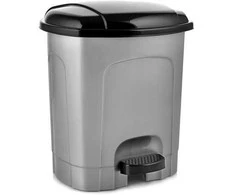 Kela Plastic pedal bin pilkas 5.5 l