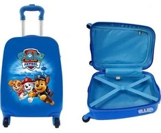 Nickelodeon PAW Patrol kelioninis lagaminas su ratukais vaikams | Mėlynas