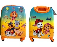 Nickelodeon PAW Patrol kelioninis lagaminas su ratukais vaikams | Geltonas