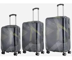 Kelioninis 3 VNT. 1 RINKINYS LAGAMINŲ ABS+PC T5651-0 GRAFITAS SEMI LINE
