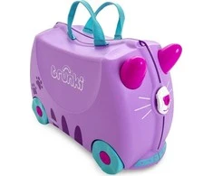 Trunki kelioninis lagaminas su ratukais vaikams | Kačiukas Cassie