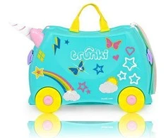 Trunki kelioninis lagaminas su ratukais vaikams | Vienaragis Una