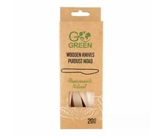 Gogreen Wooden knives Go Žalias 20 pcs/0,06kg