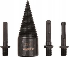 KELTIN Grąžtas – sraigtas malkoms skaldyti 42 mm + adapterių rinkinys 3 vnt. (20)