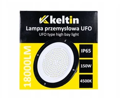 KELTIN Pramoninė LED lempa UFO tipo 150W 18000LM 4500K IP65 (10)