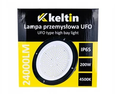 KELTIN Lampa przemysłowa LED typu UFO 200W 24000LM 4500K IP65 (10)