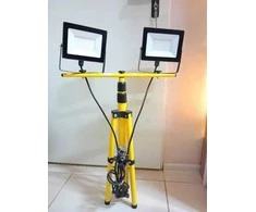 Keltin LED prožektorius 2x50W su teleskopiniu stovu ir laidu - šaltai balta spalva 6500K (1)