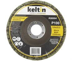 KELTIN plokštelinis šlifavimo diskas 125 mm P100 (10/200)