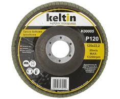 KELTIN plokštelinis šlifavimo diskas 125 mm P120 (10/200)