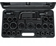 KELTIN Smūginių galvučių raktų rinkinys 26 vnt. 3/4''/1'' 12-kampis/6-kampis 17-65mm (1)