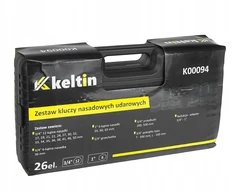 KELTIN Smūginių galvučių raktų rinkinys 26 vnt. 3/4''/1'' 12-kampis/6-kampis 17-65mm (1)
