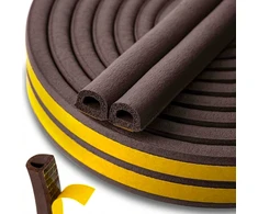 KELTIN Lipni tarpinė langams ir durims EPDM tipas D 12x10mm 50m /ruda (5903418309275)