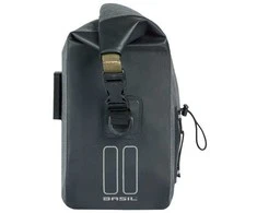 Kemer Krepšys na kierownicę BASIL NAVIGATOR STORM KF HANDLEBAR BAG 10-11L pilkas juodas