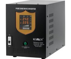 Nepertraukiamo maitinimo šaltinis 12V 230V 2200VA/1600W KEMOT PROsinus 2200