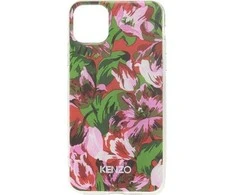 Dėklas KENZO ORIGINAL IPHONE 11 PRO CASE Rožinis-Raudonas FLOWERS