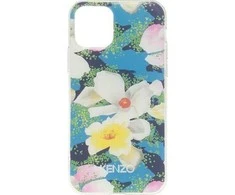 Dėklas Mėlyna KENZO ORIGINAL CASE IPHONE 11 PRO MAX Mėlynas-Baltas FLOWERS
