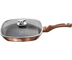 GRANITINĖ GRILĖLĖ 28 cm BERLINGER HAUS METALLIC LINE ROSE GOLD BH-1610-N