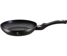24 cm BERLINGER HAUS Juodas SIDABARAS GRANITE PAN BH-1844