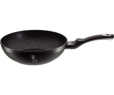 GRANITE WOK 28cm BERLINGER HAUS Juodas Sidabrinis BH-1848