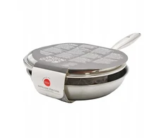 Keptuvė Brunbeste Keptuvė plieninė su dangteliu indukcija NON-STICK plaster miodu 26CM BRUNBESTE BB-5555