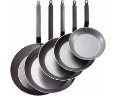 DE BUYER Apvali keptuvė, skersmuo 20 cm CARBONE PLUS