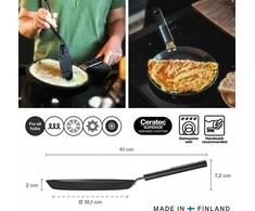 Fiskars Hard Face keptuvė omletams 22cm
