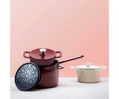 Keptuvė Fissler Moments Collection Frying pan 26 cm Burgundowy