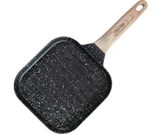 PATELNIA GRILLOWA 18 X 18CM MARMURKOWA KLAUSBERG KB-7810 Juoda