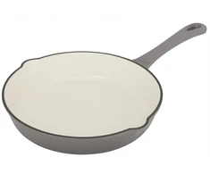 KRISBERG Keptuvė Emaliuota ketaus keptuvė 20 cm pilka (7716)