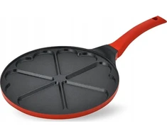 Blynų Keptuvė - Maestro MR-1222-A Nelipni Aliuminė 26 cm Juoda/Raudona