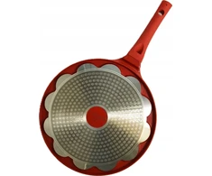 Blynų Keptuvė - Maestro MR-1222-A Nelipni Aliuminė 26 cm Juoda/Raudona