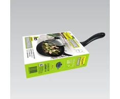 Keptuvė Maestro Keptuvė su dangteliu indukcija gaz 20cm juoda MAESTRO MR-1205-20