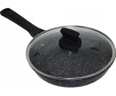 Maestro MR-1225-20 - Keptuvė su granitine danga ir dangčiu 20cm