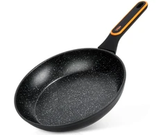 Vilde Keptuvė granitinė 26 cm, Aliuminis, Nesvylančio paviršiaus, Juoda ir oranžinė