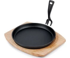 Vilde Gili puodas 22 cm su mediniu padėkliuku