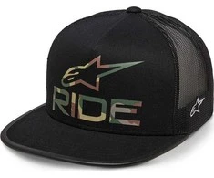 Kepurė Alpinestars ALPINESTARS RIDE 2.0 CAMO TRUCKER HAT, Juoda - dydis Vienas dydis (NAUJAS)