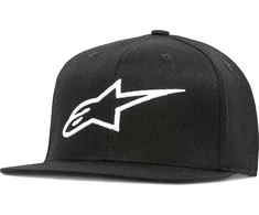 Alpinestars Kepurė su snapeliu ALPINESTARS AGELESS FLATBILL HAT, Juodas/Baltas Rozmiar: S/M