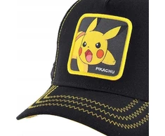 Kepurė Capslab „Freegun Pokemon Pikachu“ kepuraitė CL-PKM2-1-PIK7 juoda, vieno dydžio