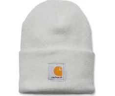 Carhartt Czapka Carhartt akrilo kepurė žiemai balta