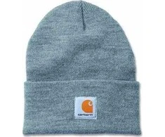 Kepurė Carhartt kepuraitė Carhartt akrilinė beanie pilka