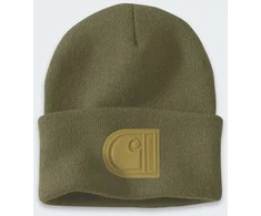 Czapka Carhartt C Patch kepurė su tamsiai bronzine žalia spalva